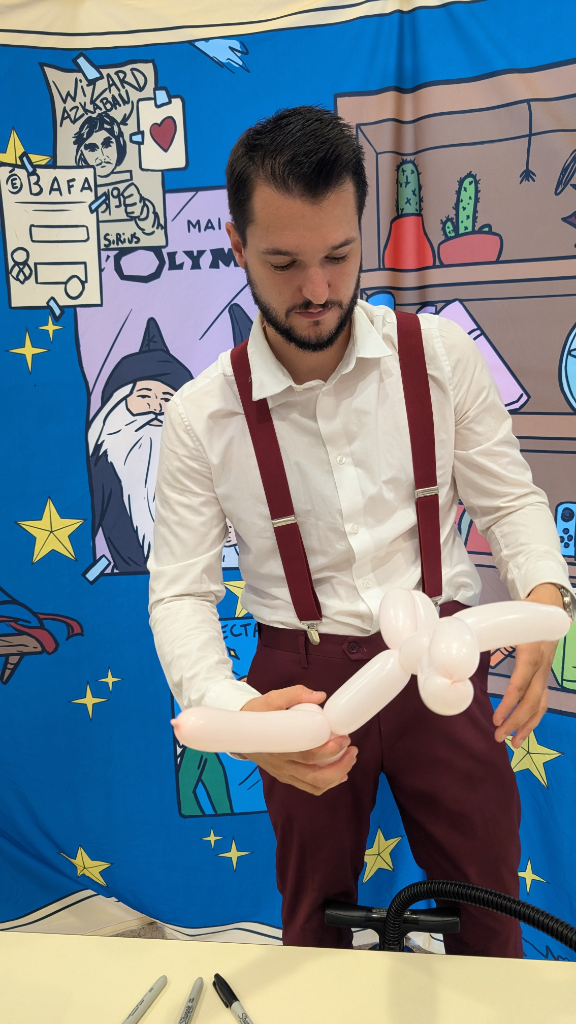 Sculpture sur ballons